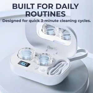 Clearvia Ultrasonic Contact Lens Cleaner image Clearvia Ultrasonic Contact Lens Cleaner