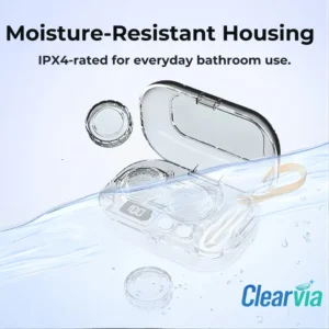 Clearvia Ultrasonic Contact Lens Cleaner image Clearvia Ultrasonic Contact Lens Cleaner