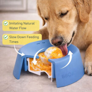 BBOJI CalmPup Anti-Anxiety Slow Feeder Bowl