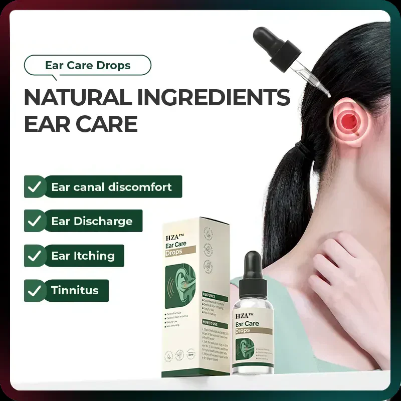HZA ™ Ear Care Drops – Plant-Based Formula