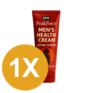 Peakforce Cream for Men | Increase your penis size by up to 4.5 cm in just 7 days! image Peakforce Mens Health Cream