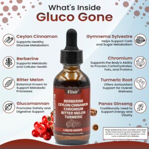 Elixir Berberine with Ceylon Cinnamon Drops