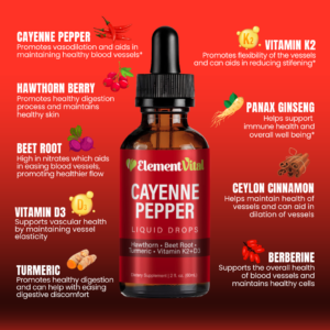 Element Vital’s Cayenne Pepper Drops