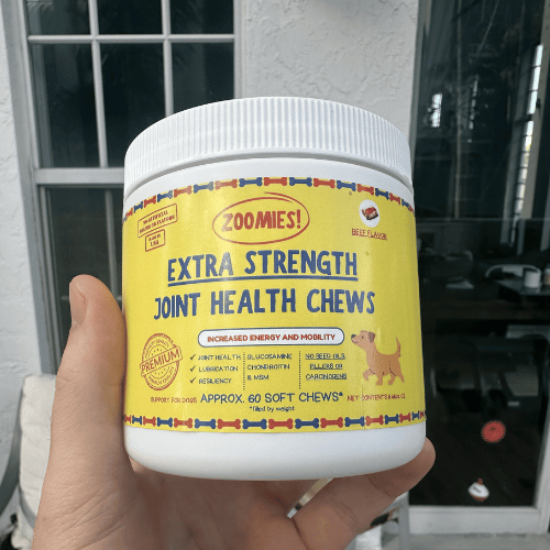 Zoomies Sick of Wasting Money on Cheap Joint Chews That Do Nothing? You Need A Better Formula.