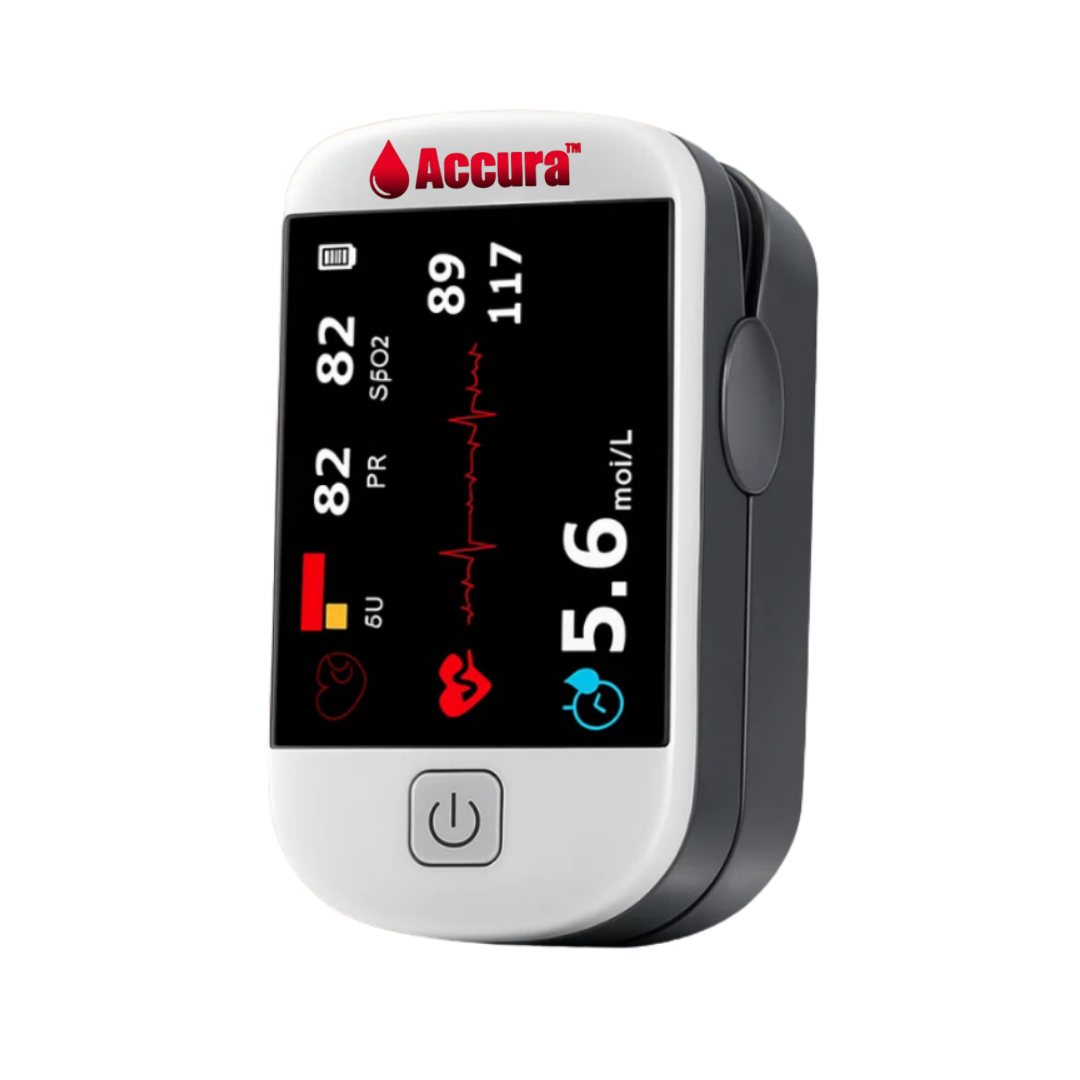 Accura™ | Get Accurate, Pain-Free Blood Sugar Monitoring in Just 5 Seconds!