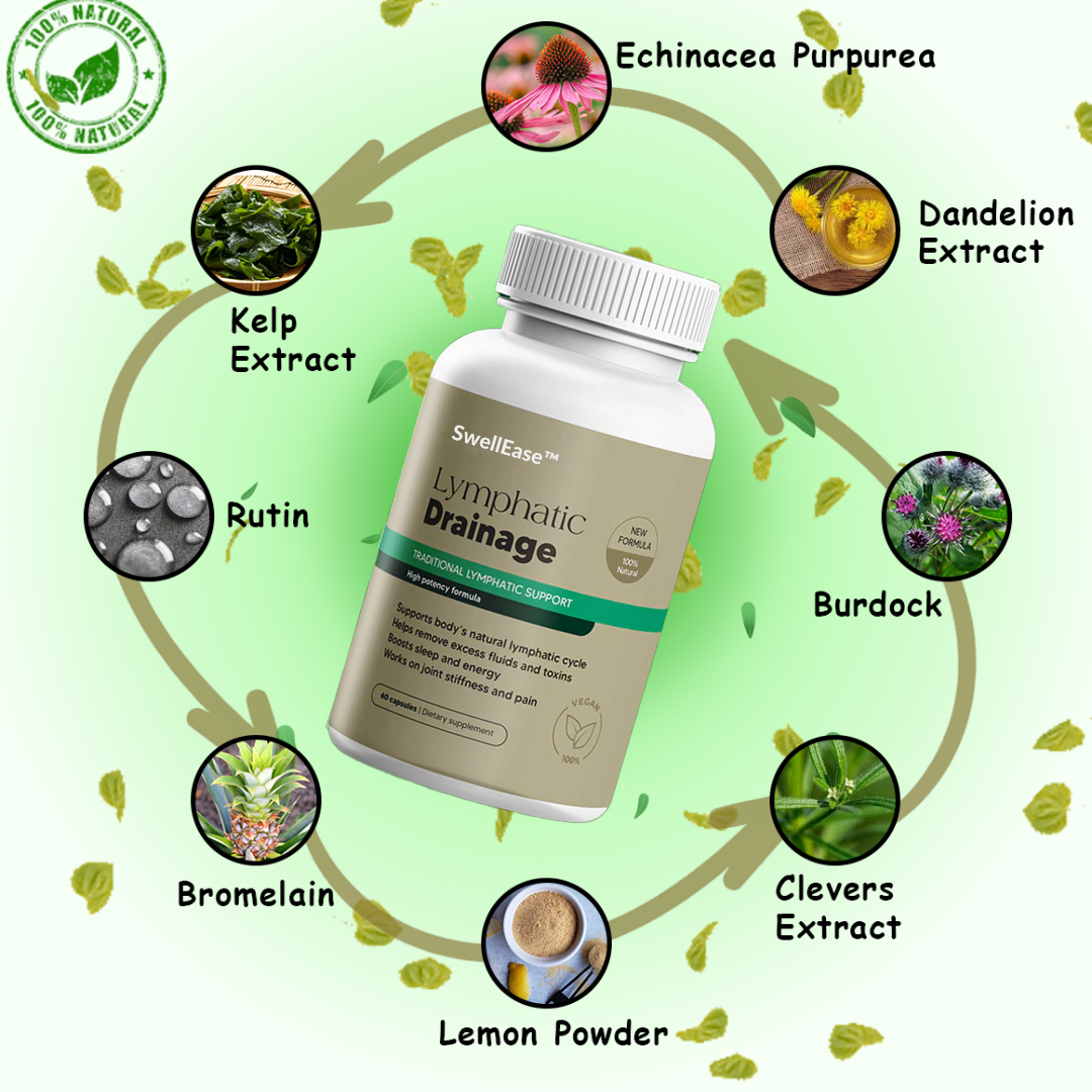 SwellEase™ Lymphatic Drainage | Reduces swelling and fluid retention by 93% in just 5 days