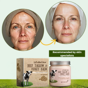 TalloGlow™ Beef Tallow & Honey Balm | Reduces Wrinkles by up to 88% in 4 Days