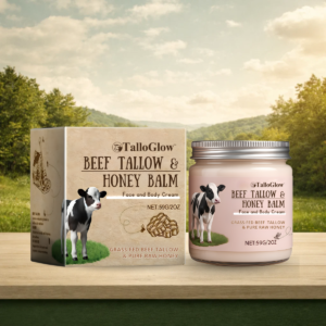 TalloGlow™ Beef Tallow & Honey Balm | Reduces Wrinkles by up to 88% in 4 Days