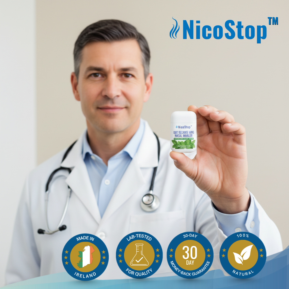 NicoStop™ | Help reduce the urge to smoke in just 2 days — breathe easier, feel calmer, and make quitting a simple, natural step