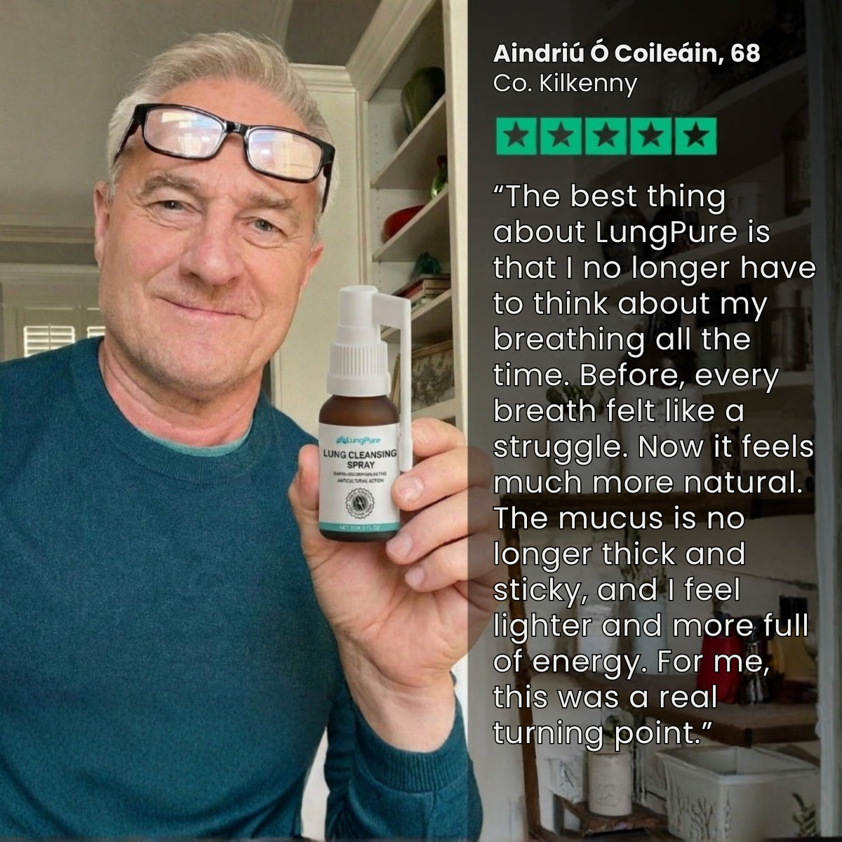 LungPure™ | Helps clear up to 92% of built-up mucus in the lungs in just 48 hours