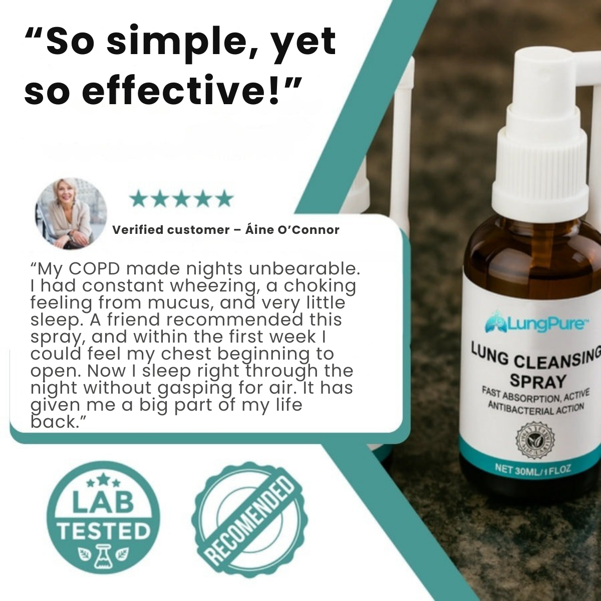 LungPure™ | Helps clear up to 92% of built-up mucus in the lungs in just 48 hours