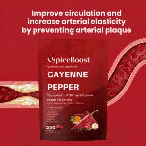 SpiceBoost™ Cayenne Pepper  | Wake up your blood flow and reclaim your strength now!