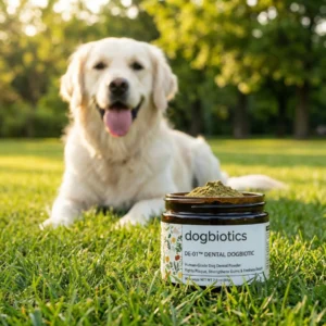 Dogbiotics Fresh Breath, Clean Teeth, and Strong Gums with the DE-01™ Dental Dogbiotic