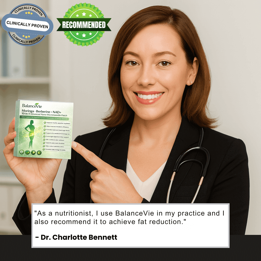 BalanceVie Cream Moringa Berberine NAD+ 10 in 1 Advanced Nano Microneedle Patch