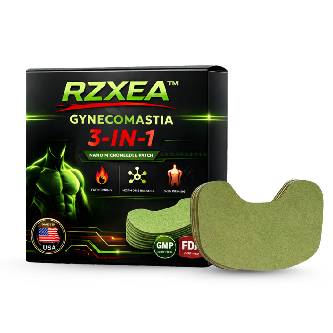 RZXEA™ Gynecomastia 3 in1 Nano Microneedle Patch