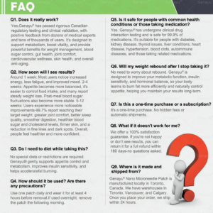 Genayu® Moringa × Berberine × AMPK Nano Microneedle Patch