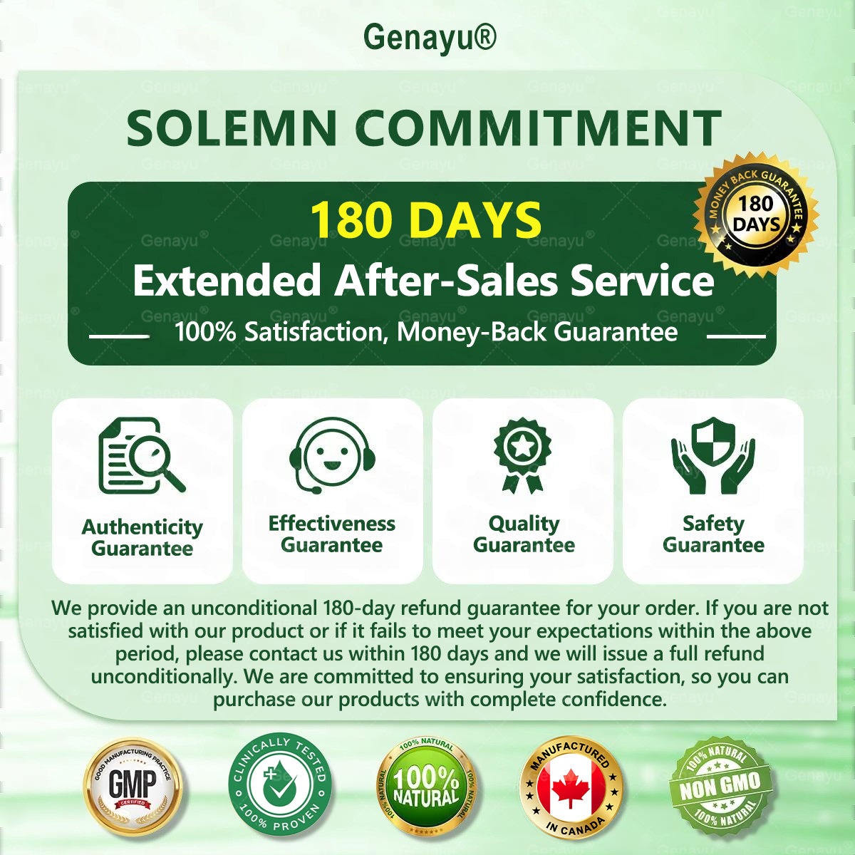 Genayu® Moringa × Berberine × AMPK Nano Microneedle Patch