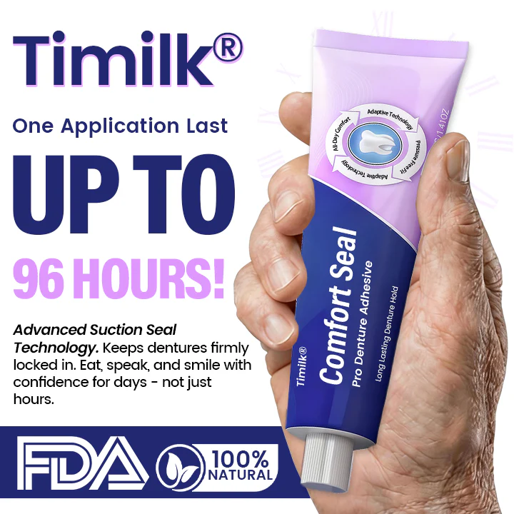 Timilk® Comfort Seal Pro Denture Adhesive