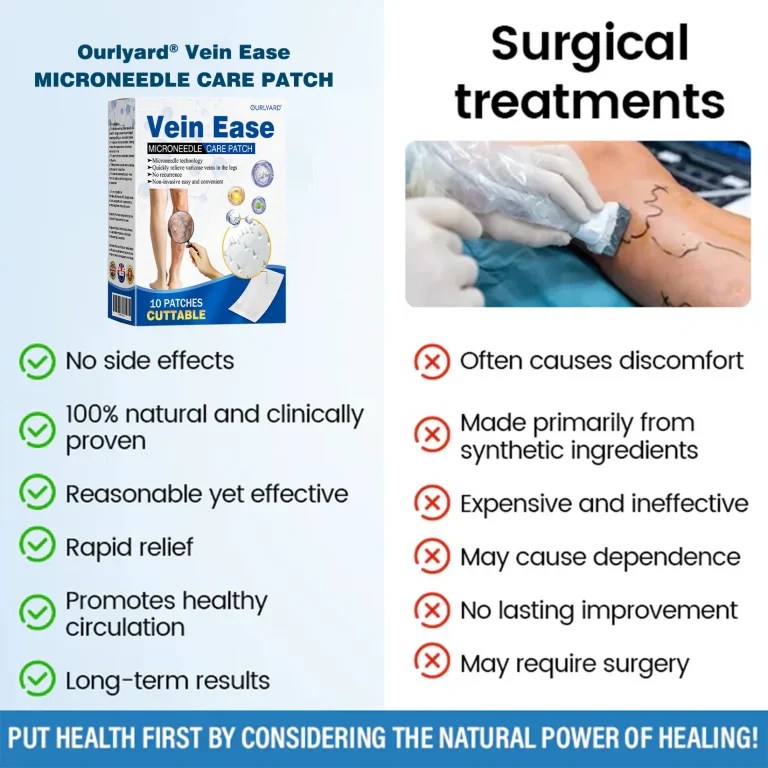 Ourlyard® Vein Ease Microneedle Care Patch – Cuttable