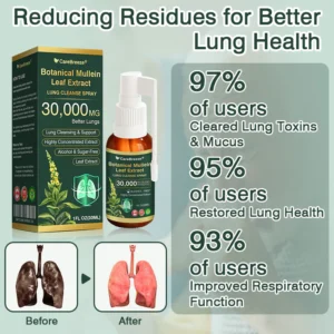 CareBreeze® Botanical Mullein Leaf Extract Lung Cleanse Spray