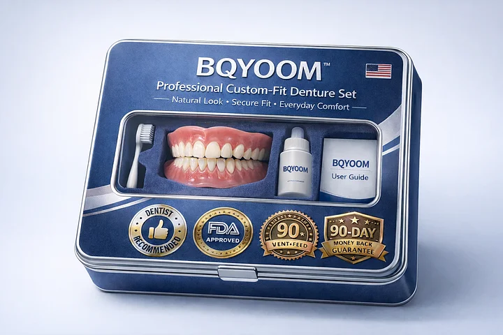 BQYOOMTM Custom-Fit Fully Functional Dentures