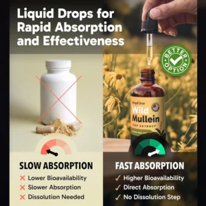 RespiClear New Maximum Potency Mullein Drops For Smokers