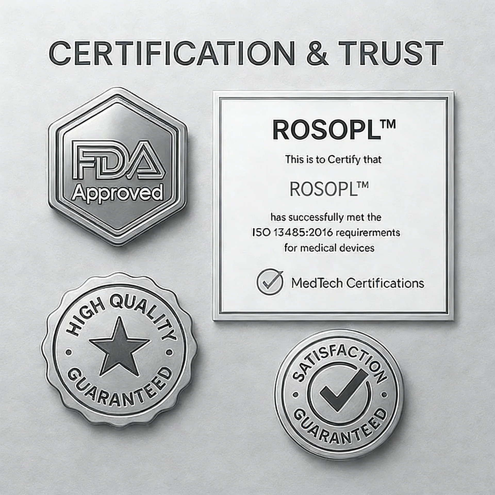 ROSOPL™ Custom-Fit Full Functional Dentures