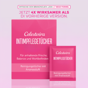 Celestvéra cleansing wipes are specifically designed for women