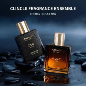Clinclii Gentlemen’s Fragrance Set with CEO MAN Perfume & G.O.A.T MAN Aroma