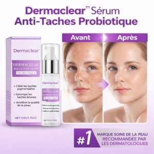 Dermaclear™ Probiotic Anti-Dark Spot Serum | Erases spots, marks and dull complexion in 3 minutes!