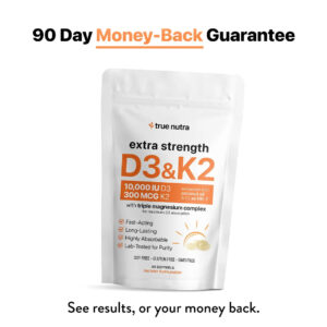 True Nutra Vitamin D3 & K2 Extra Strength