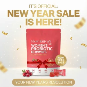 Glow Kitty™ Cranberry Probiotic Gummies