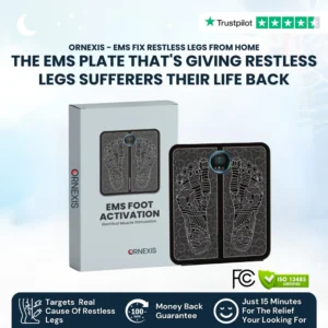 ORNEXIS - EMS FIX RESTLESS LEGS FROM HOME