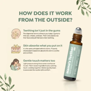 Mama's Teether All-Natural Teething Relief Roller