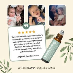 Mama's Teether All-Natural Teething Relief Roller