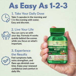 Hemoveda : Herbal Ayurvedic Hemorrhoids Relief Formula