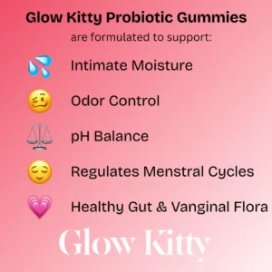 Glow Kitty™ Cranberry Probiotic Gummies