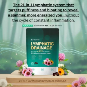 Vitawell 21-in-1 Lymphatic Drainage Complex - 4,275mg