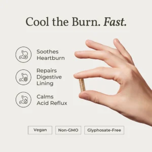 Terrahealth Acid Relief calms the burn, heals your gut, and gets you back to enjoying food—without the pain.