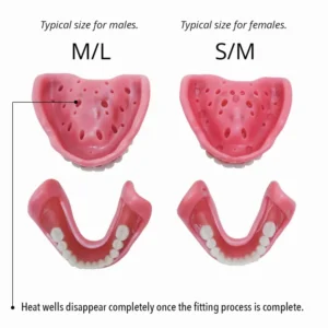 BQYOOMTM Custom-Fit Fully Functional Dentures
