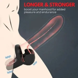 YUNPSO™ Vibrating Electric Male Masturbation Lock Ring (Charging) image YUNPSO™ Vibrating Electric Male Masturbation Lock Ring (Charging)