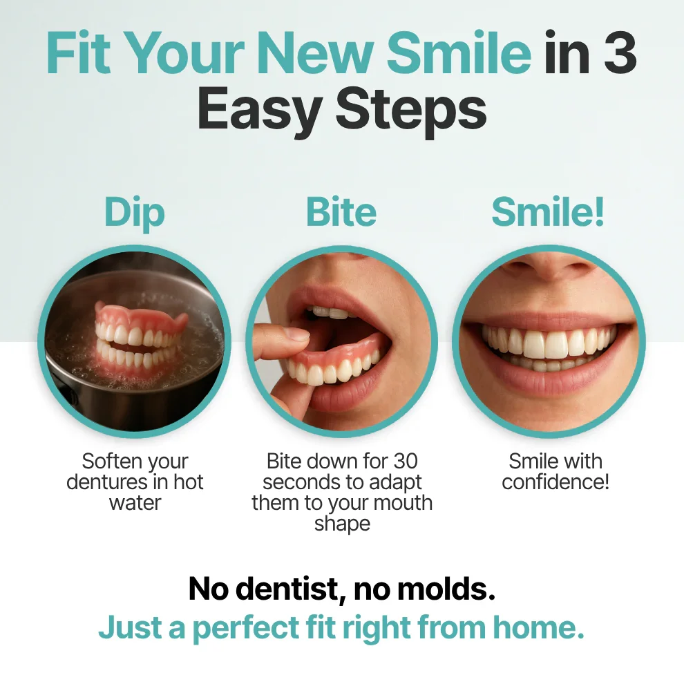 ROSOPL™ Custom-Fit Full Functional Dentures