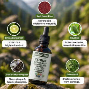 Resona Citrus Bergamot Red Yeast Rice Soursop Olive Leaf