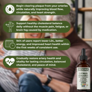 Resona Citrus Bergamot Red Yeast Rice Soursop Olive Leaf