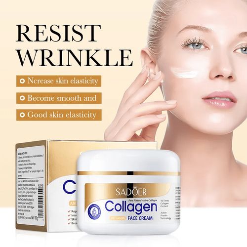 Sadoer Natural Organic Collagen Hydrating Anti Aging Face Whitening Cream