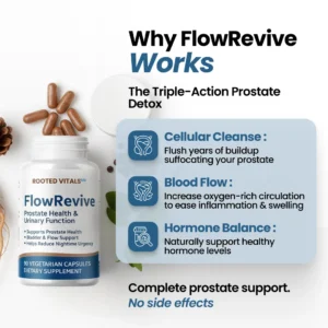 Rooted Vitals FlowRevive Complete Prostate Support