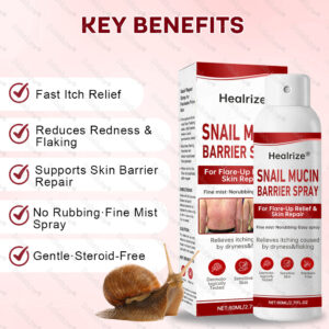 Healrize® Snail Mucin Barrier Spray for Flare-Up Relief & Skin Repair