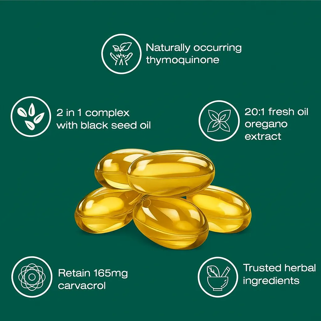 Revira Oil of Oregano Softgels – Naturally Strengthens Immunity and Gut Health from Within