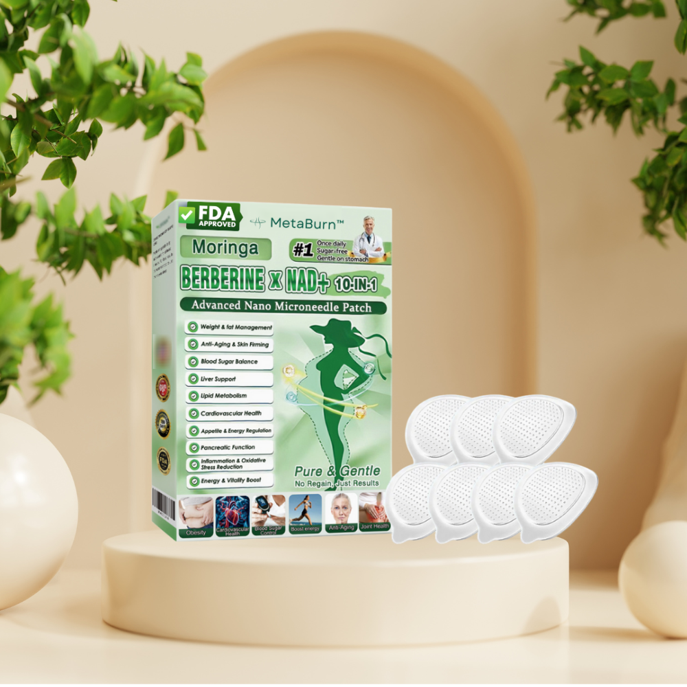 MetaBurn™ Microneedling Patches | Ignite Fat Burn and Curb Appetite by 92% in Just 7 Days