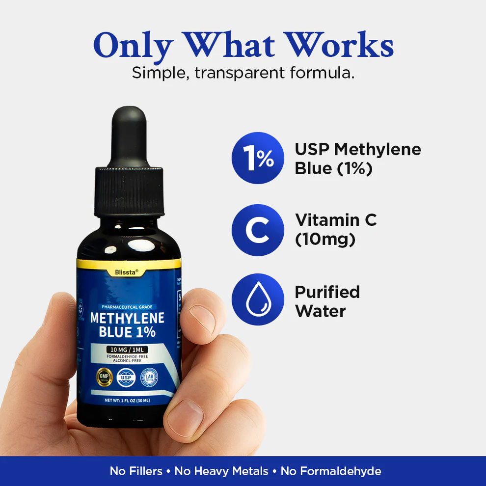 Blissta® USP Grade Methylene Blue 1%